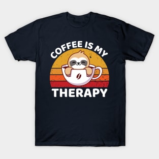 Cute Sloth Coffee T-Shirt